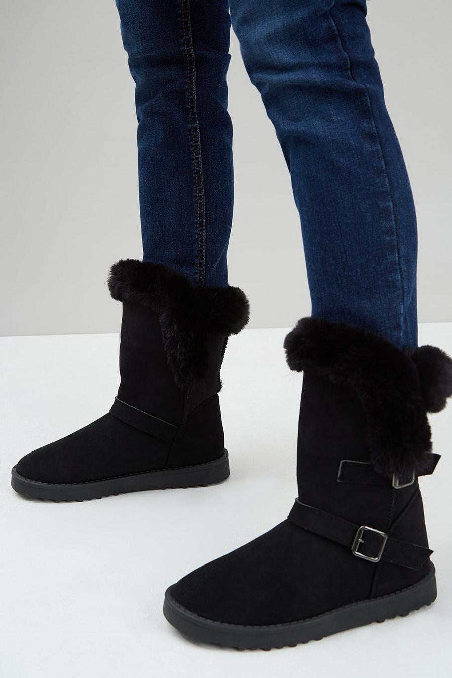 Melody Faux Fur Lined Calf Boot