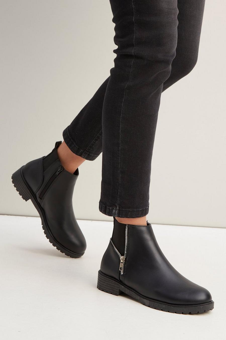 Madi Side Zip Ankle Boot