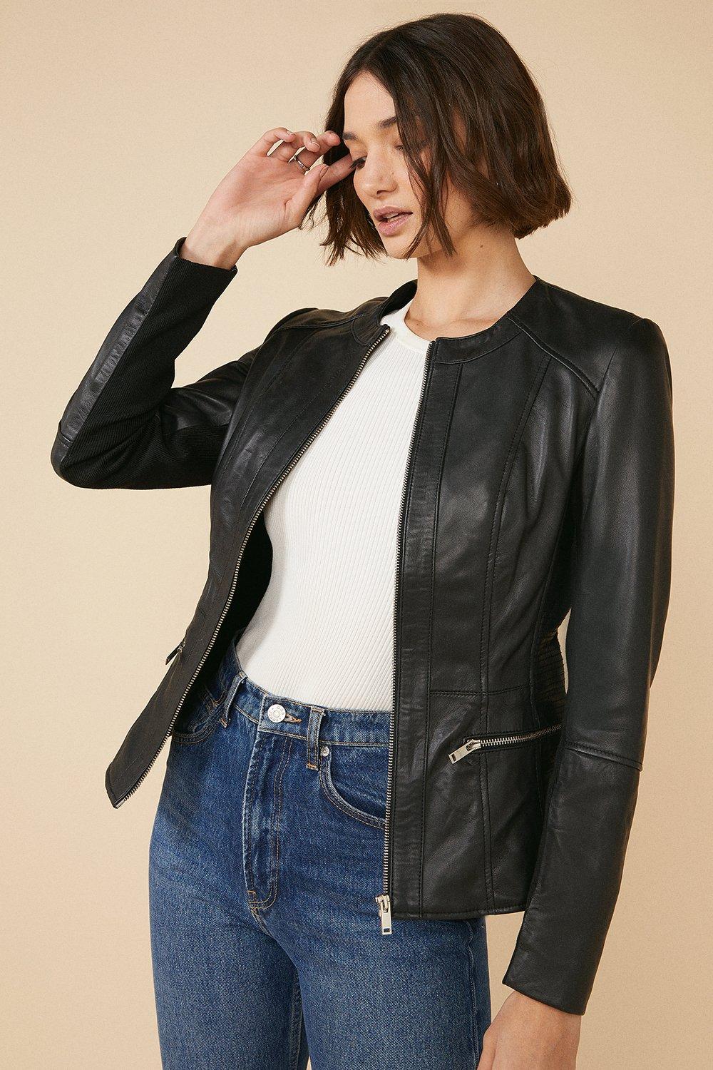 oasis leather jacket debenhams