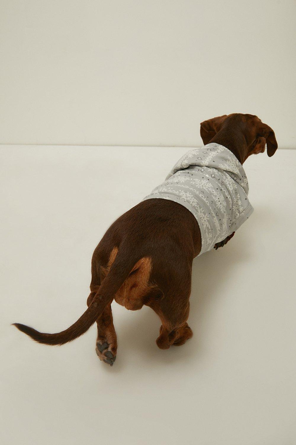 Christmas Snowflake Fairisle Dog Jumper