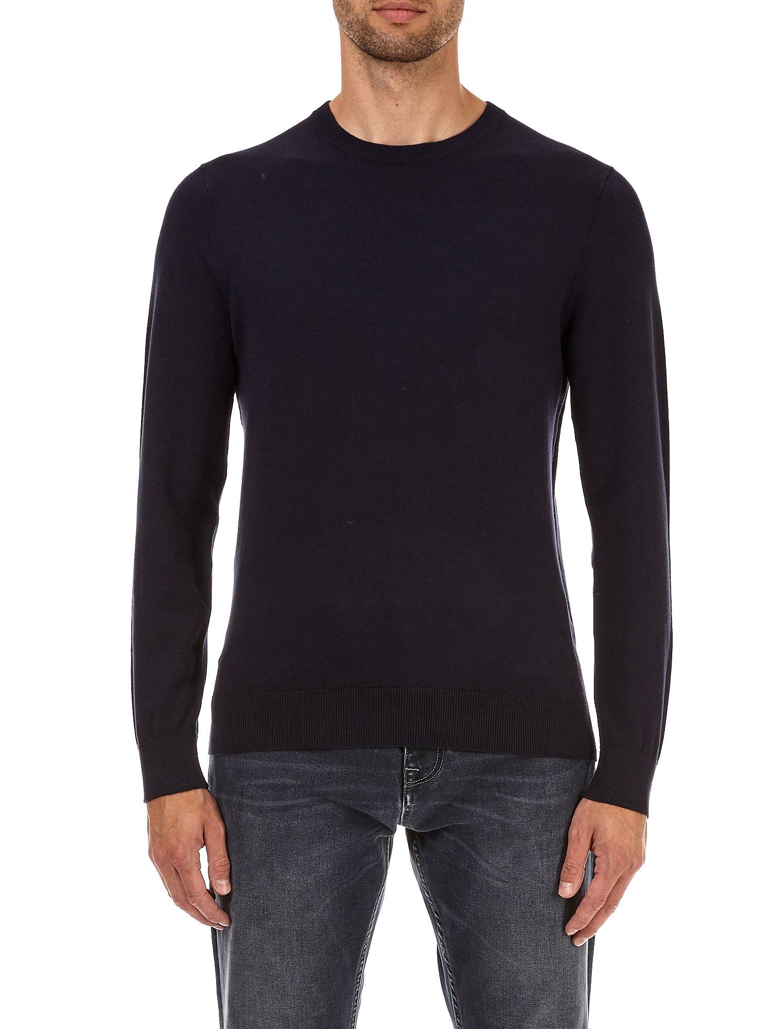 Jumpers & Cardigans | Navy Crew Neck Jumper | Burton