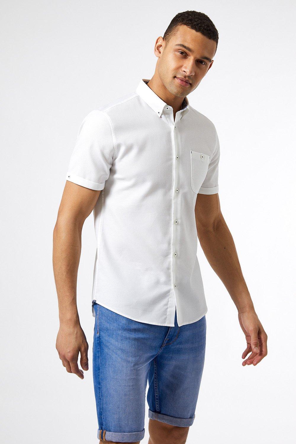 Shirts | White Double Pocket Shirt | Burton