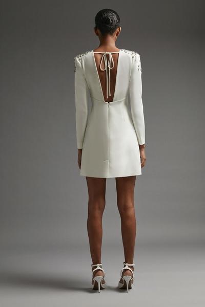Coast  Premium Embellished Shoulder Mini Dress