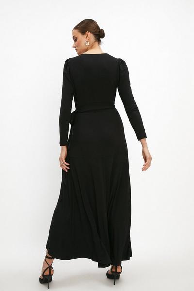 Coast black Soft Touch Modal Jersey Wrap Dress