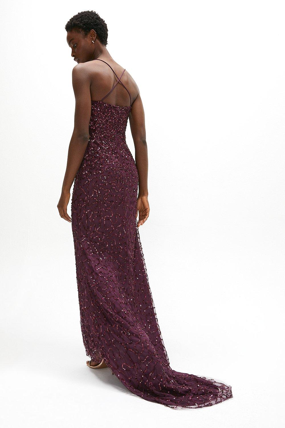 Dresses | All Over Sequin Maxi Dress | Coast