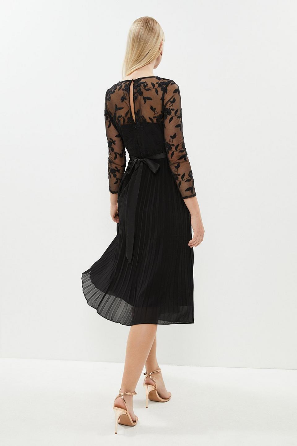 Dresses | Embroidered Long Sleeve Midi Dress | Coast