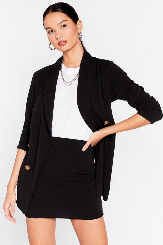 NastyGal Business Talk Double Breasted Blazer 2