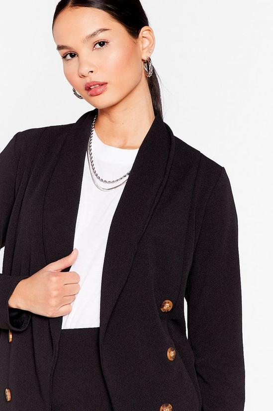 NastyGal Business Talk Double Breasted Blazer 3