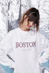 NastyGal We're Boston It Oversized Graphic Sweatshirt thumbnail 4