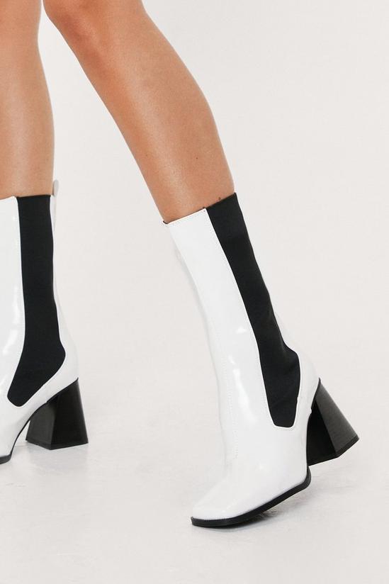 NastyGal Chelseas the Day Calf-High Heeled Boots 2
