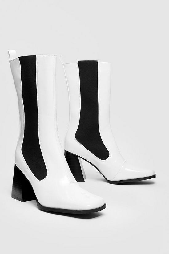 NastyGal Chelseas the Day Calf-High Heeled Boots 4