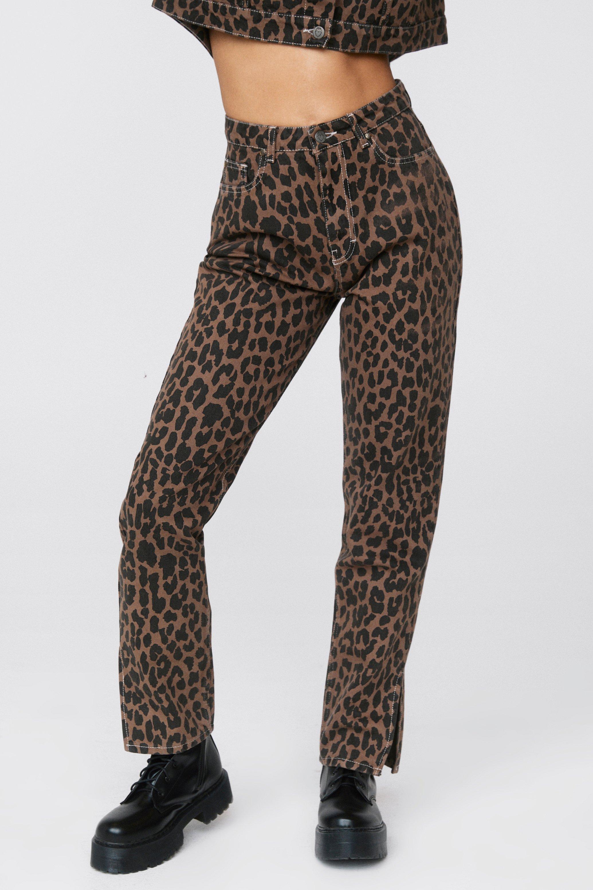 Leopard jean sales