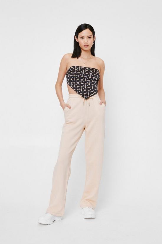 NastyGal Obsessed With You Wide-Leg Joggers 1