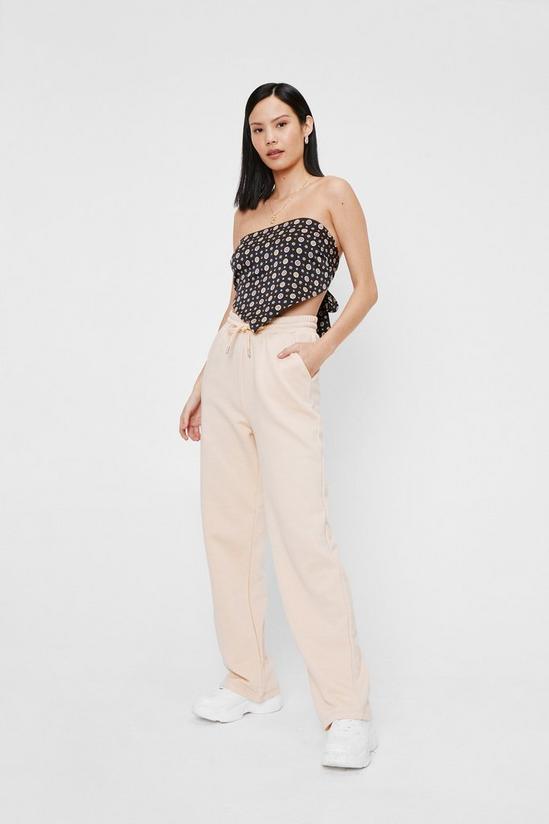 NastyGal Obsessed With You Wide-Leg Joggers 3