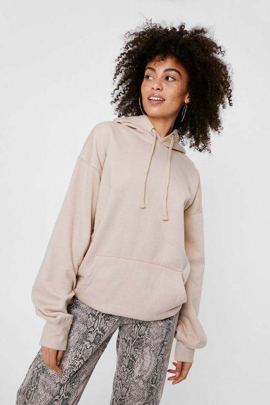 NastyGal Keep an Open Mind Oversized Graphic Back Hoodie 2