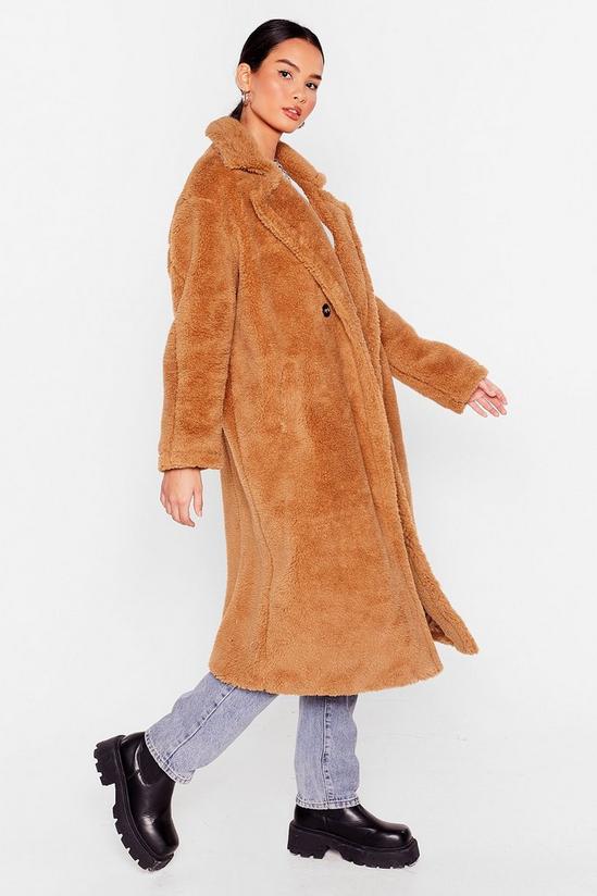 NastyGal Fur Once in My Life Faux Fur Longline Coat 3