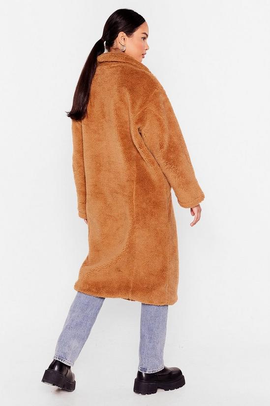 NastyGal Fur Once in My Life Faux Fur Longline Coat 4