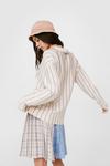 NastyGal A Love Stripe Ours Relaxed Collar Sweatshirt thumbnail 4