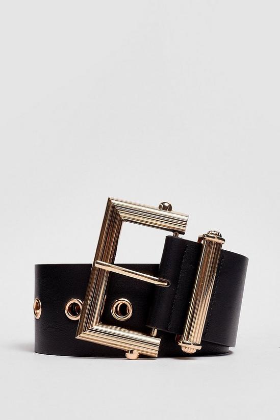 NastyGal Faux Leather Chunky Wide Belt 3
