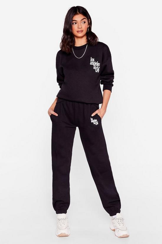 NastyGal Welcome to California Oversized Graphic Joggers 2
