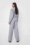 NastyGal Belted High Waisted Wide Leg Trousers thumbnail 4