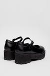 NastyGal Faux Leather Platform Mary Jane Shoes thumbnail 4