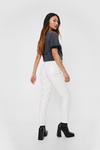 NastyGal Petite Faux Leather High Waisted Trousers thumbnail 4