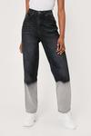 NastyGal Two Tone Ombre High Waisted Straight Jeans thumbnail 2