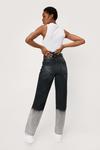 NastyGal Two Tone Ombre High Waisted Straight Jeans thumbnail 4