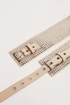 NastyGal Faux Leather Studded Buckle Belt thumbnail 4