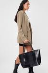 NastyGal Want Croc Off Faux Leather Tote Bag thumbnail 2