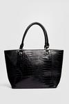 NastyGal Want Croc Off Faux Leather Tote Bag thumbnail 3