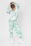 NastyGal Get Into the Groove Oversized Tie Dye Lounge Set thumbnail 1