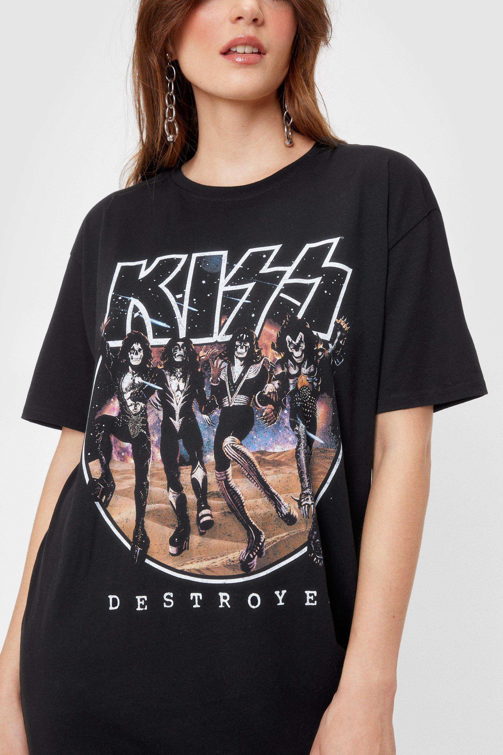 Kiss t hot sale shirt dress