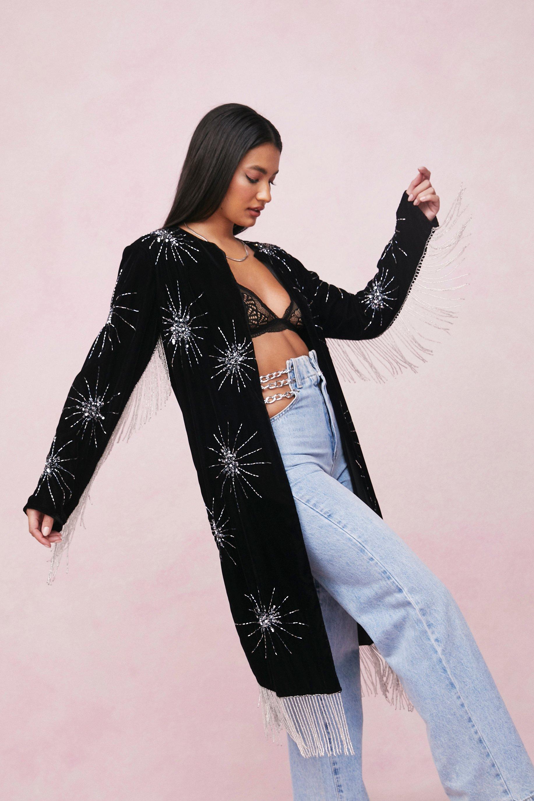 Boohoo kimono outlet jacket