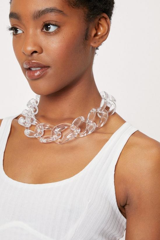 NastyGal Clear Chain Necklace 2