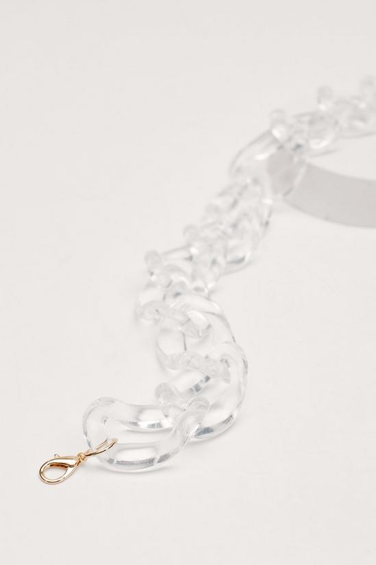 NastyGal Clear Chain Necklace 3