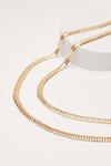 NastyGal Double Flat Chain Necklace thumbnail 3