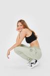 NastyGal Active Society Embroidered Graphic Joggers thumbnail 2