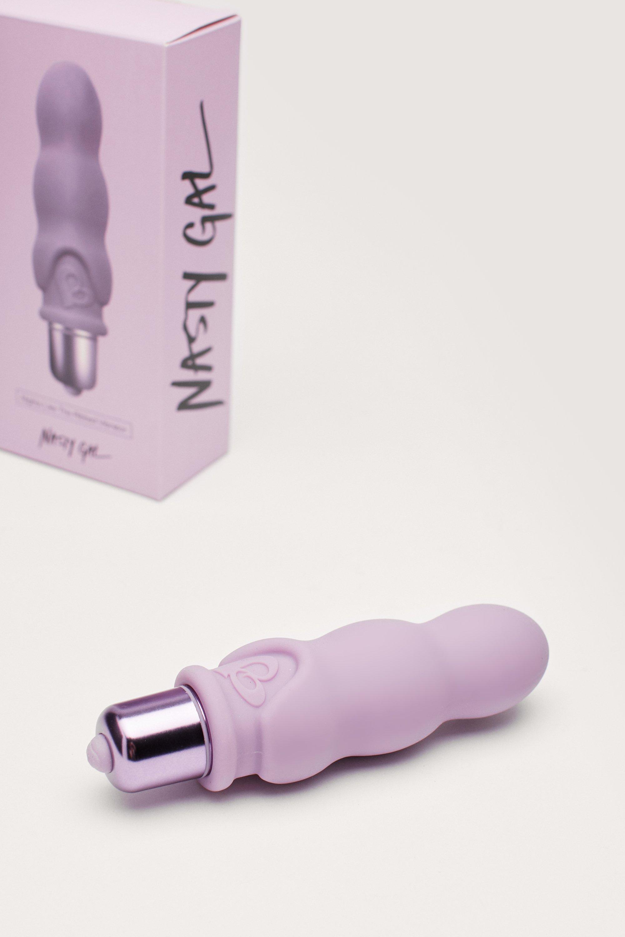 10 Speed Silicone Ribbed Bullet Vibrator Sex Toy | Boohoo UK