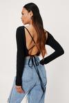 NastyGal Petite Slinky Open Back Strappy Top thumbnail 4