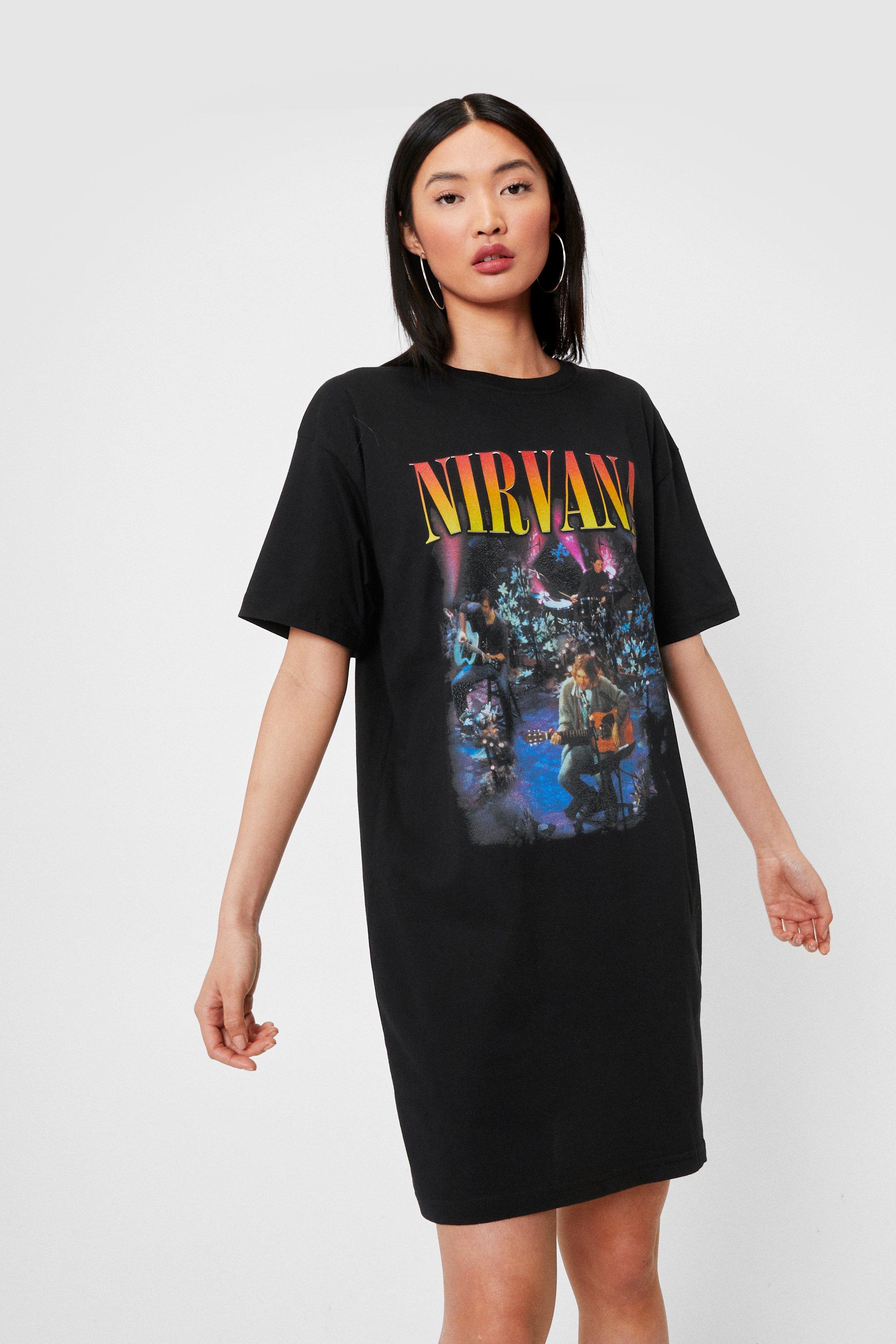 Nirvana t shirt outlet dress