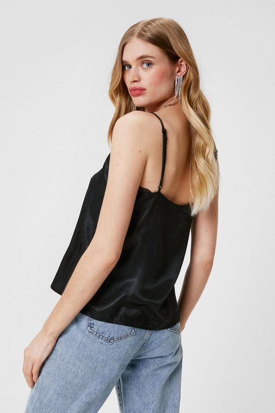 NastyGal Lace Panel Relaxed Satin Cami Top 4