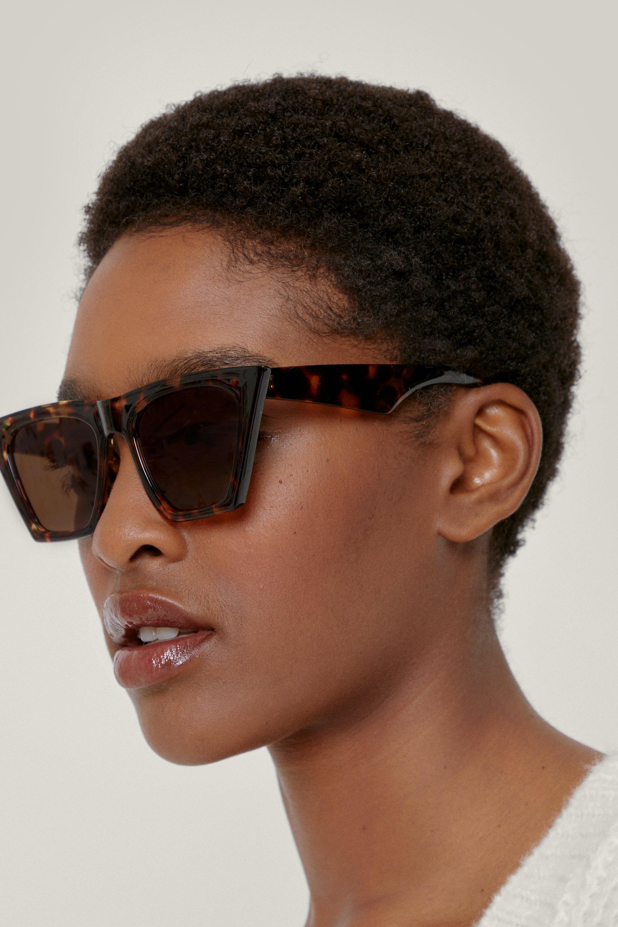 Flat top shop tortoise sunglasses