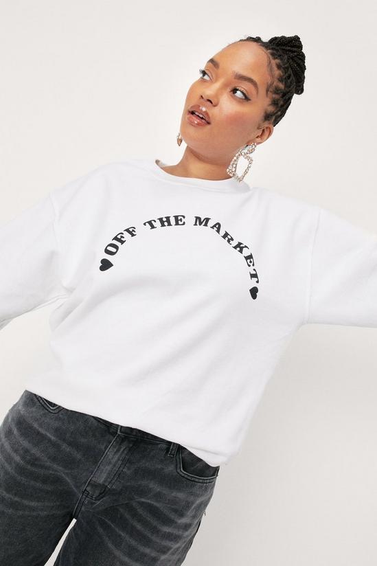 NastyGal Plus Size Off the Market Graphic T-Shirt 1