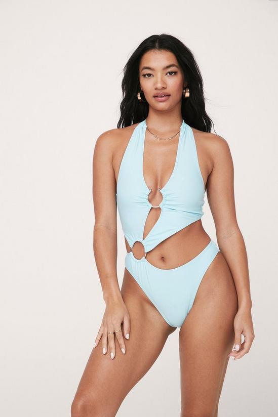NastyGal O Ring Detail Cut Out Swimsuit 2
