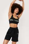 NastyGal NG Sports Square Neck Graphic Bralette thumbnail 3