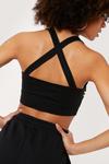 NastyGal NG Sports Square Neck Graphic Bralette thumbnail 4