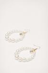NastyGal Pearl Diamante Drop Earrings and Pouch thumbnail 4