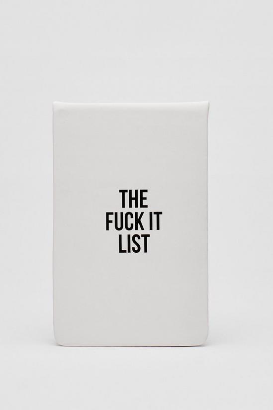 NastyGal The Fuck It List Graphic Lined Notebook 1